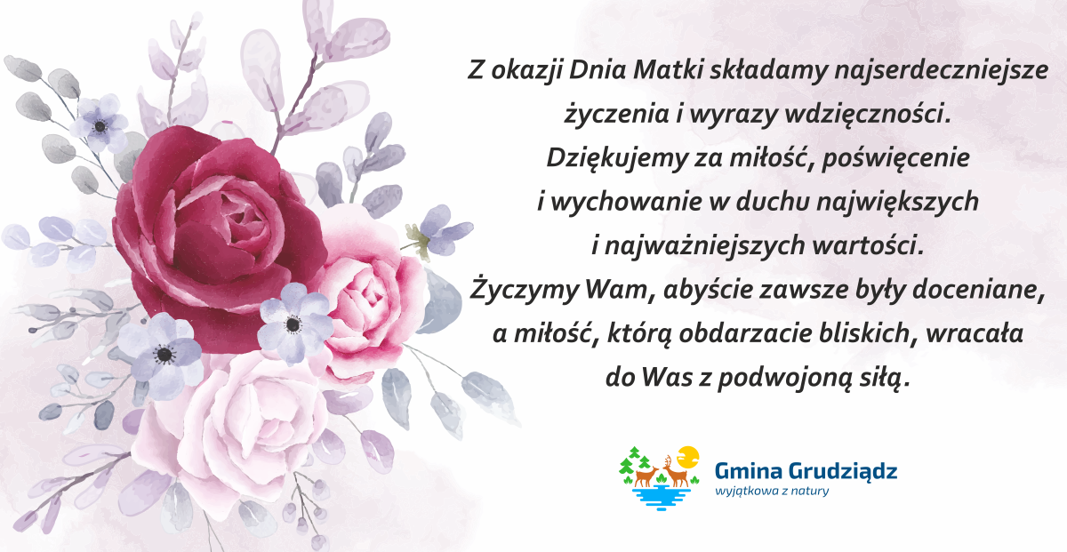 Życzenia z okazji Dnia Matki - grafika