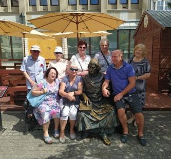 Wspólne zdjęcie na Rynku Głównym w Grudziądzu