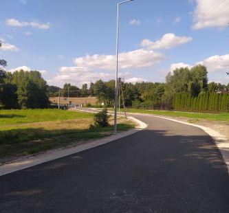 Widok drogi po remoncie