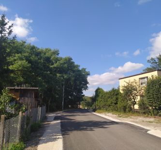 Widok drogi po remoncie