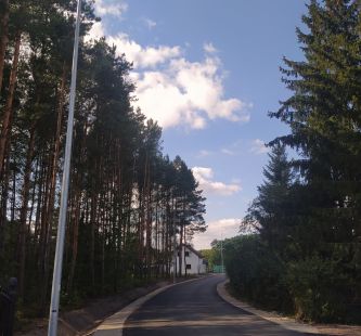 Widok drogi po remoncie