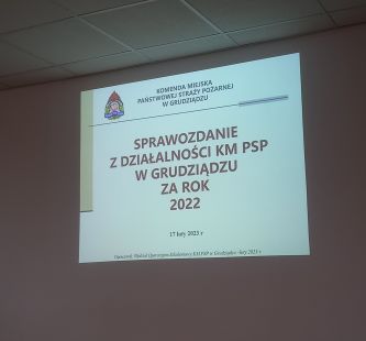 Prezentacja posumowanie ochrony przeciwpożarowej powiatu grudziądzkiego.