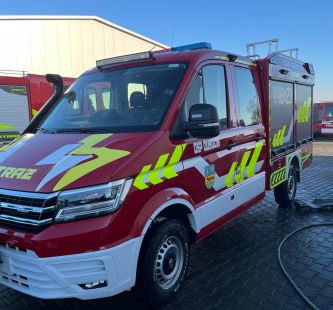 Nowy lekki pojazd OSP Dusocin